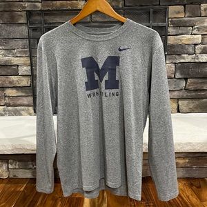 Michigan Wrestling Nike Longsleeve